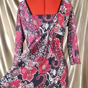 Ultra rare sweet pea retro hippie boho mesh blouse!